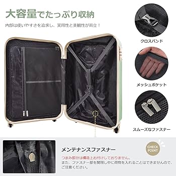 Amazon.co.jp: キャリーケース 超軽量スーツケース Sサイズ
